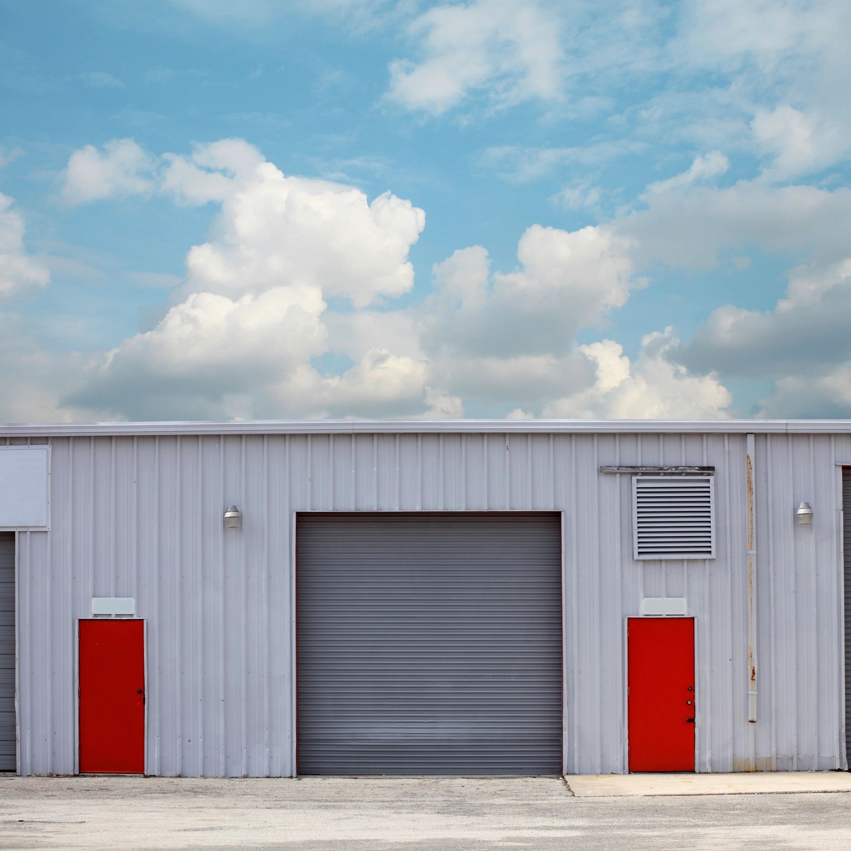 modern self storage facility exterior