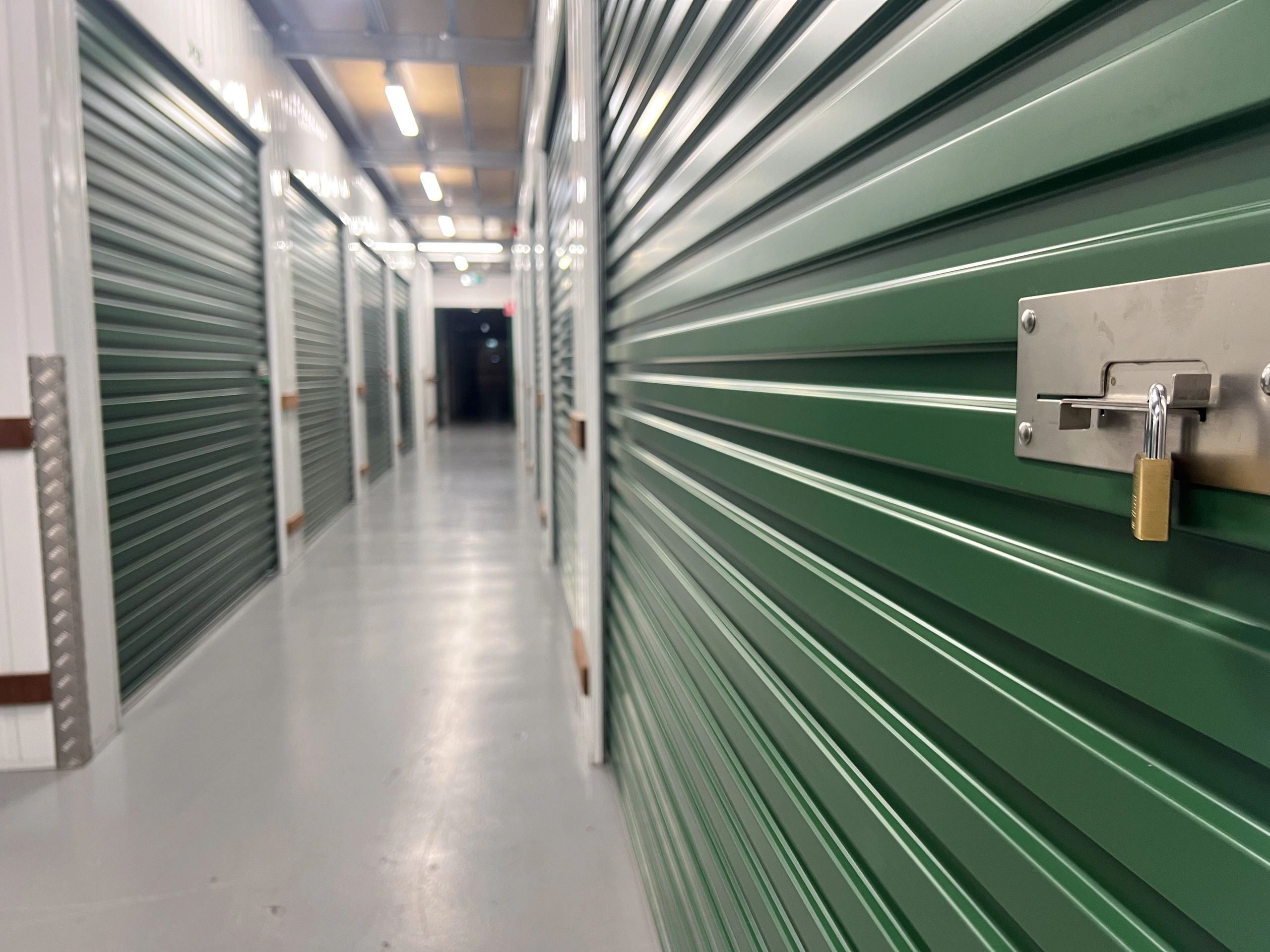 modern secure self storage facility